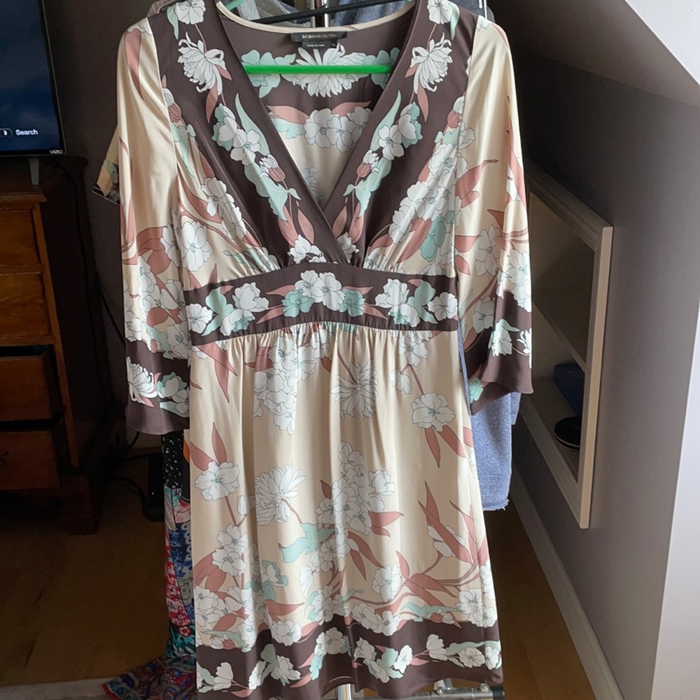 BCBGMaxAzria Dress, Kimono Sleeve, XS
